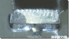 不沾錫，空焊不沾錫