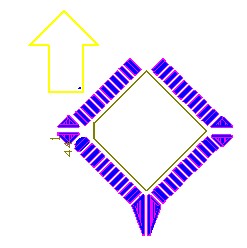 OFP和PLCC型集成塊如采用紅膠工藝過(guò)波峰,需采用斜角45度方式擺放，且每邊的最后一個(gè)引腳均需添加盜錫焊盤(pán)