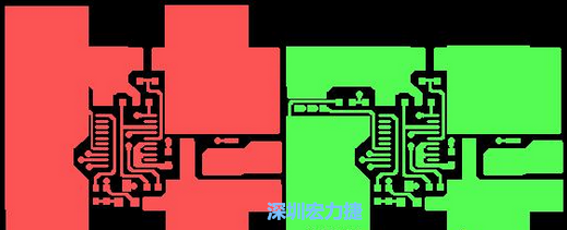 此操作可使文件中大部分的焊盤輸出后仍為焊盤，不會(huì)成為線性焊盤，并且不會(huì)產(chǎn)生像下圖一樣的短路情況