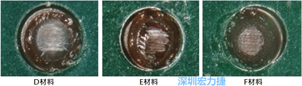 圖14- 冷球拉力試驗(yàn)后，光學(xué)顯微鏡下的失效模式